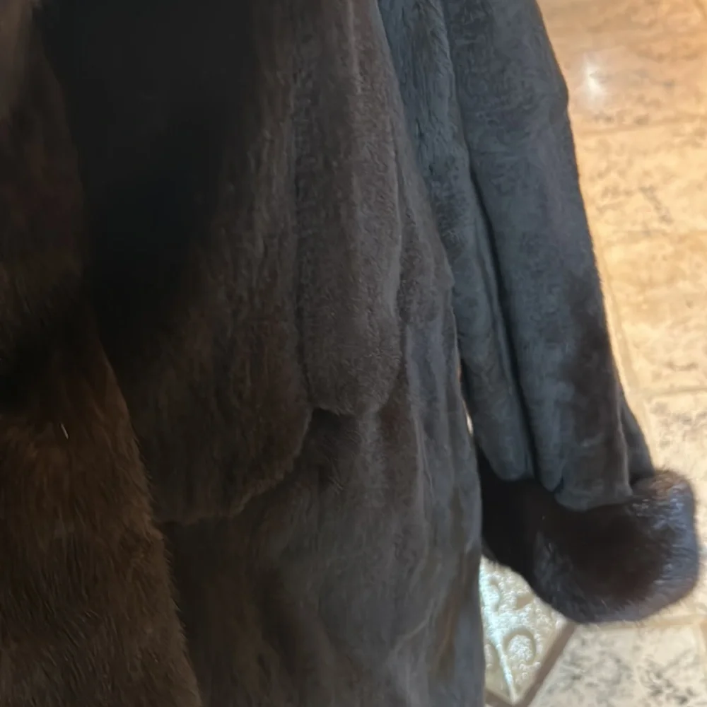 🤎🤎”CHOCOLATE sheared MINK Coat”🤎🤎 - Picture 12 of 13